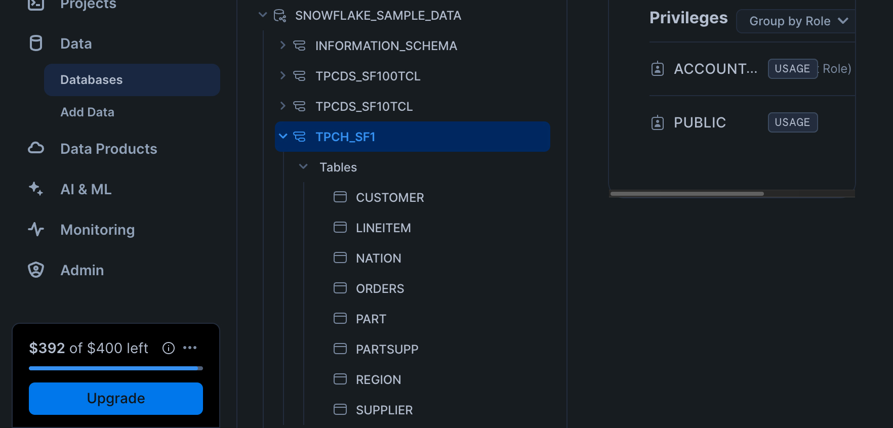 TPCH sample data location